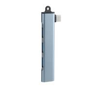 Conectores USB multipuerto tipo C con 3 USB 2.0 y 1 puerto USB 3.0 para portátiles y tabletas