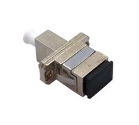 Conectra - Adaptador de fibra óptica para FTTH FTTx | LC/APC a SC/APC | Simplex | Monomodo | Caja metálica (1 unidad)