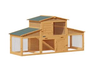 Conejera 210x71x100cm - 2 pisos