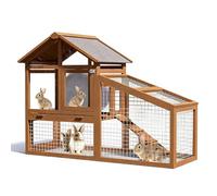 Conejera Amplia Jaula for Conejos for Mascotas al Aire Libre: cree una casa de ensueño for con un Acogedor Nido for Sus Amigos Peludos