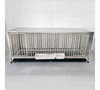 Conejera Grande para Conejos, Jaula para Pollos Al Aire Libre con Bandejas Extraíbles Y Caja De Comida, Casa para Conejillos De Indias para Animales Pequeños Y Medianos(150 * 50 * 60CM)