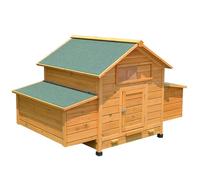 Conejera para Conejos Al Aire Libre, Jaula De Madera para Conejos con Bandejas Extraíbles, Casa para Mascotas para Todo Tipo De Clima, para Pollo, Cobaya, Animales Pequeños Y Medianos