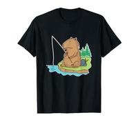 Conejillo de Indias Caviidae de Pesca Camiseta gráfica económica
