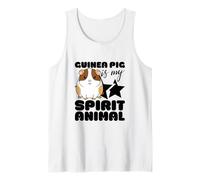 Conejillo de Indias es mi Espíritu Animal Kawaii Cartoon Conejillos de Indias Camiseta sin Mangas