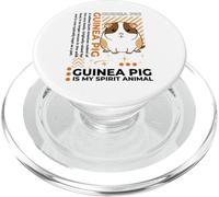Conejillo de Indias es mi Espíritu Animal Kawaii Cartoon Conejillos de Indias PopSockets PopGrip para MagSafe