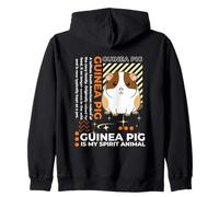 Conejillo de Indias es mi Espíritu Animal Kawaii Cartoon Conejillos de Indias Sudadera con Capucha
