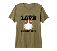 Conejillo de Indias I Just Really Love Guinea Pigs Camiseta Premium