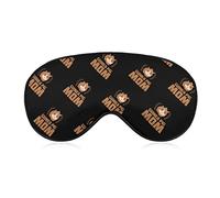 Conejillo de indias mamá antifaz para dormir sombra de ojos con correa ajustable venda para los ojos para viajes en avión