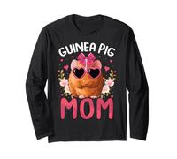 Conejillo de Indias Mamá Cobayas Funny Guinea Pig Lover Women Manga Larga