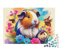 Conejillo de Indias Puzle 1000 Piezas - Desafío Decorativo, Mindfulness En Pareja, Póster 1:1, 52x38cm/1000pcs