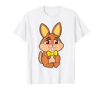 Conejito Conejo Pascua Di Camiseta gráfica económica, Hombre, Blanco, L