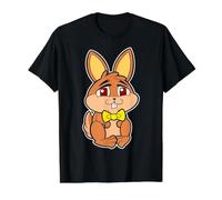 Conejito Conejo Pascua Di Camiseta gráfica económica, Hombre, Negro, L