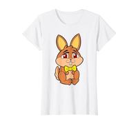 Conejito Conejo Pascua Di Camiseta gráfica económica, Mujer, Blanco, L