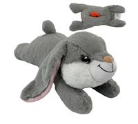 Conejito de Latido del corazón para Perros, Animales de Peluche, del estrés y Ayuda calmante, Suave para Cachorros, Conejo de Peluche