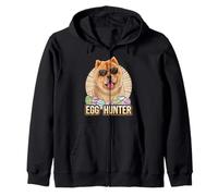 Conejito de Pascua Chow Chow Egg Hunter Dog Lover Sudadera con Capucha