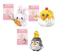 Conejito De Pascua, Lindo Juguete De Conejito, Regalo De Pascua, Rompecabezas De Bloques De ConstruccióN, Adecuado para NiñOs Y NiñAs Mayores De 8 AñOs