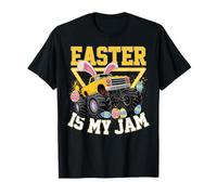 Conejito de Pascua Monster Truck Pascua es mi día de mermelada para niños pequeños Camiseta