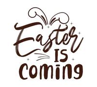 Conejito de Pascua, salto, ladrón, caza, mi primer bebé Pegatinas de pared de vinilo 67.2x69.3cm Cultura del tatuaje Café