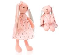 Conejito de Peluche, 35CM Peluche Conejo de Pascua,Small Foot Conejo de Peluche con Orejas caídas, Muñeco suave peluche,Lindo Juguete de Peluche de Conejo Decoración,Regalo de Conejito de Pascua