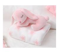 Conejito de peluche con funda - Rosa Kiokids
