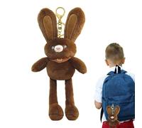 Conejito de Peluche, Llavero de Conejo - Disparar el de interacción de los oídos - Conejo de Felpa Suave Juguete de Peluche Llaves de Puerta de decoración Linda Colgando Bolsas, d, Se référer