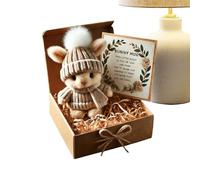 Conejito De Peluche - Muñeco De Conejito Abrazador De Compañero De Conejo | Linda Muñeca Coleccionable De Felpa: Para Niña, Niño, Cumpleaños, Navidad, Pascua, San Valentín, Escritorio Interior, Sofá,