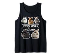 Conejito divertido Jersey Wooly Rabbit Crew Camiseta sin Mangas