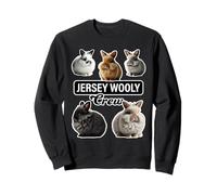 Conejito divertido Jersey Wooly Rabbit Crew Sudadera