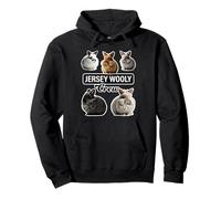 Conejito divertido Jersey Wooly Rabbit Crew Sudadera con Capucha