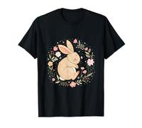 Conejito durmiendo en diseño de prado Camiseta