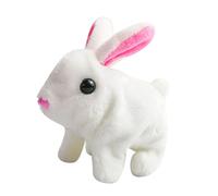 Conejito Eléctrico de Peluche, Robot Interactivo Animal Electrónico, Juguete Divertido y Suave, Regalo para Niños