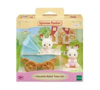 Conejito-gemelos en conjunto con cochecito