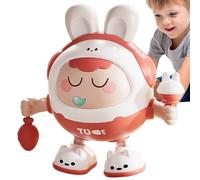 Conejito Interactivo Para Mascotas: Lindo Juguete De Baile Eléctrico Que Salta, Conejito De Juguete Con Funciones Para Cantar Y Bailar, Actividad De Educación Temprana Para Niños, Bebés Y Niños Pequeñ