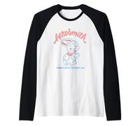 Conejito Oficial de Aerosmith Night Life Camiseta Manga Raglan