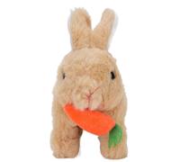 Conejito relleno reversible Cuddle Bunny relleno, conejito de fresa con conejito transformado con la polipé de lujoso, zanahoria que se convierte en orejas de peluches con bunnies (Rosa) (Grau) (Gelb)