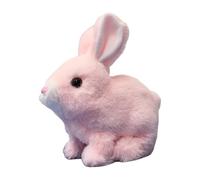 Conejito Saltador De Peluche - Conejo Eléctrico, Suave Animal Doméstico Interactivo, Sonido De Orejas Que Se Dimenen, Lindo Animal Mimoso, Peluche De Tacto Delicado | Regalo D