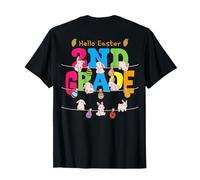 Conejitos de Pascua 2do grado Alpha Bro Sis Christian ART EN LA PARTE TRASERA Camiseta
