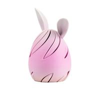 Conejitos de Pascua impresos en 3D para exhibición de escritorio y bienestar emocional en tonos elegantes, decoración de Pascua