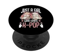 Conejitos Kawaii KPOP KPOP Just A Girl Who Loves K Pop Girl PopSockets PopGrip Adhesivo