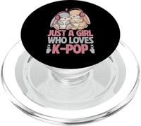 Conejitos Kawaii KPOP KPOP Just A Girl Who Loves K Pop Girl PopSockets PopGrip para MagSafe