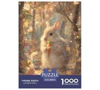 Conejo 1000 Piezas Rompecabezas Juego De Familia Impresionante Maravilloso Puzzle Juego De Desafío Único para Regalos De Viaje, Presente 52x38cm/1000pcs