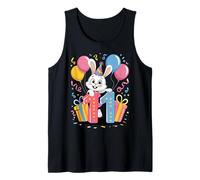 Conejo 11 cumpleaños niño niña 11 años undécimo Conejo Camiseta sin Mangas
