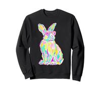 Conejo artístico con Corazones Gafas de Sol Coastal Summer Vibes Sudadera