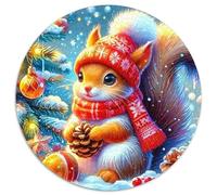 Conejo Bonito Puzzle 1000 Piezas Puzzles Conejo amistoso Puzzle Circular De Arte De Juego Cultivar El Pensamiento De Arte De Juego Adultos 1000pcs (67.5x67.5cm)