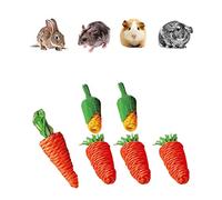 Conejo, conejillo de indias, hámster, conejito, juguetes para masticar, accesorios para conejos, juego de juguetes para el cuidado de los dientes, hierba natural, ratán, sisal, zanahoria, maíz, juego