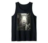 Conejo Conejito De Pascua Selfie Ovni Extraterrestres Camiseta sin Mangas