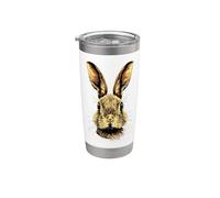 Conejo Conejito Enano Conejos Lindos Vaso térmico de acero inoxidable de doble pared