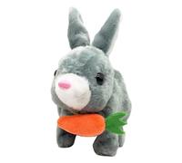 Conejo De Golpes: Juguete Eléctrico De Liebre, 6.7 Pulgadas Que Rebotan Juguetes De Conejo, Peluches De Conejito, Juguetes De Conejito De Pascua, Mascota Electrónica Interactiva | Juguete Case