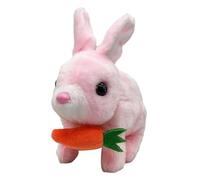 Conejo De Golpes: Juguete Eléctrico De Liebre, 6.7 Pulgadas Que Rebotan Juguetes De Conejo, Peluches De Conejito, Juguetes De Conejito De Pascua, Mascota Electrónica Interactiva | Juguete Case