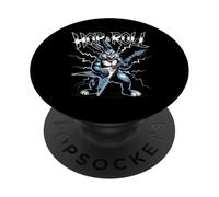 Conejo de Guitarra eléctrica Hop and Roll Heavy Metal Easter Bunny PopSockets PopGrip Adhesivo